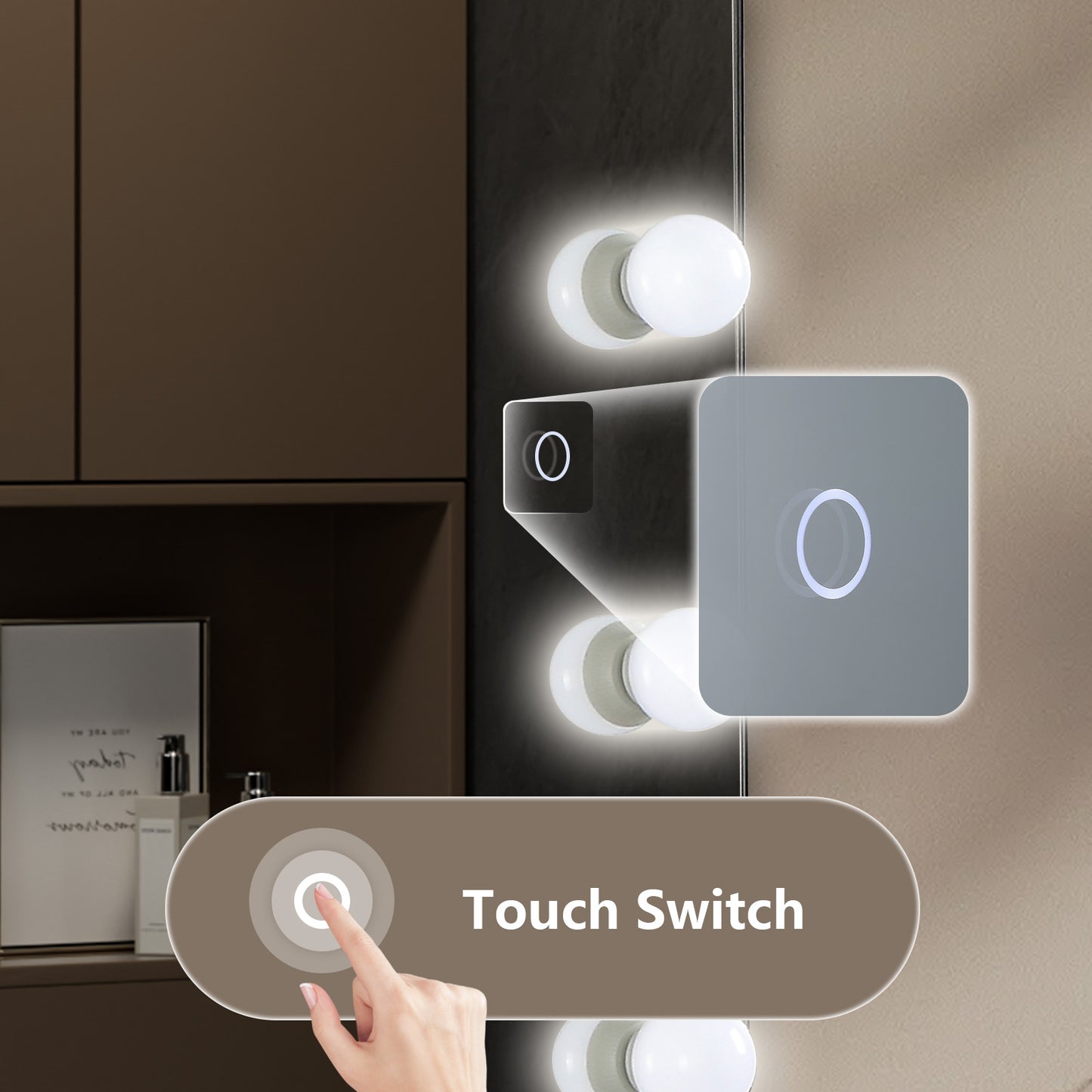 Vulpecula Hollywood Full Length Mirror with Light, 23 Dimmable Bulbs,High-Definition, Shatter Proof Film, Aluminum Full Body Mirrors