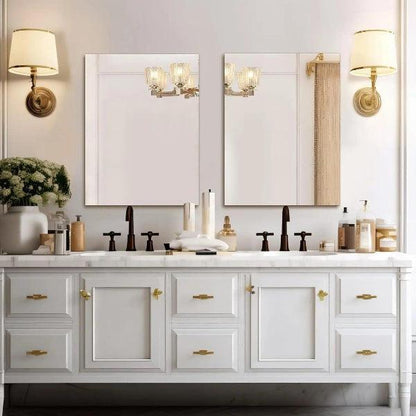 Mirrorons Frameless Mirror, Wall Mirror 18" x 24", Modern Rectangle Bathroom Mirrors for Wall with Polished Edge, Horizontally or Vertically. Upgraded Shatterproof Mirror, Entryways, Bathroom, Gym.