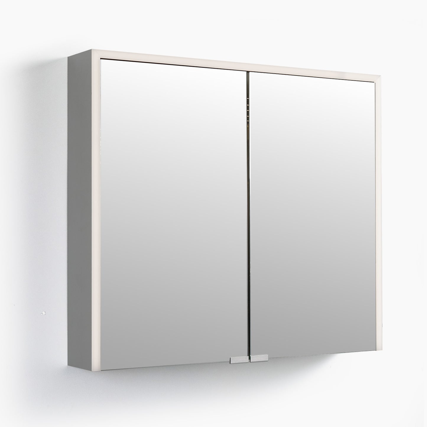 Mirrorons LED Lighted Bathroom Medicine Cabinet with IR Sensor Switch,  Aluminum Hd Bathroom Mirror Cabinet Defogging Available, 28 x 32 Inch